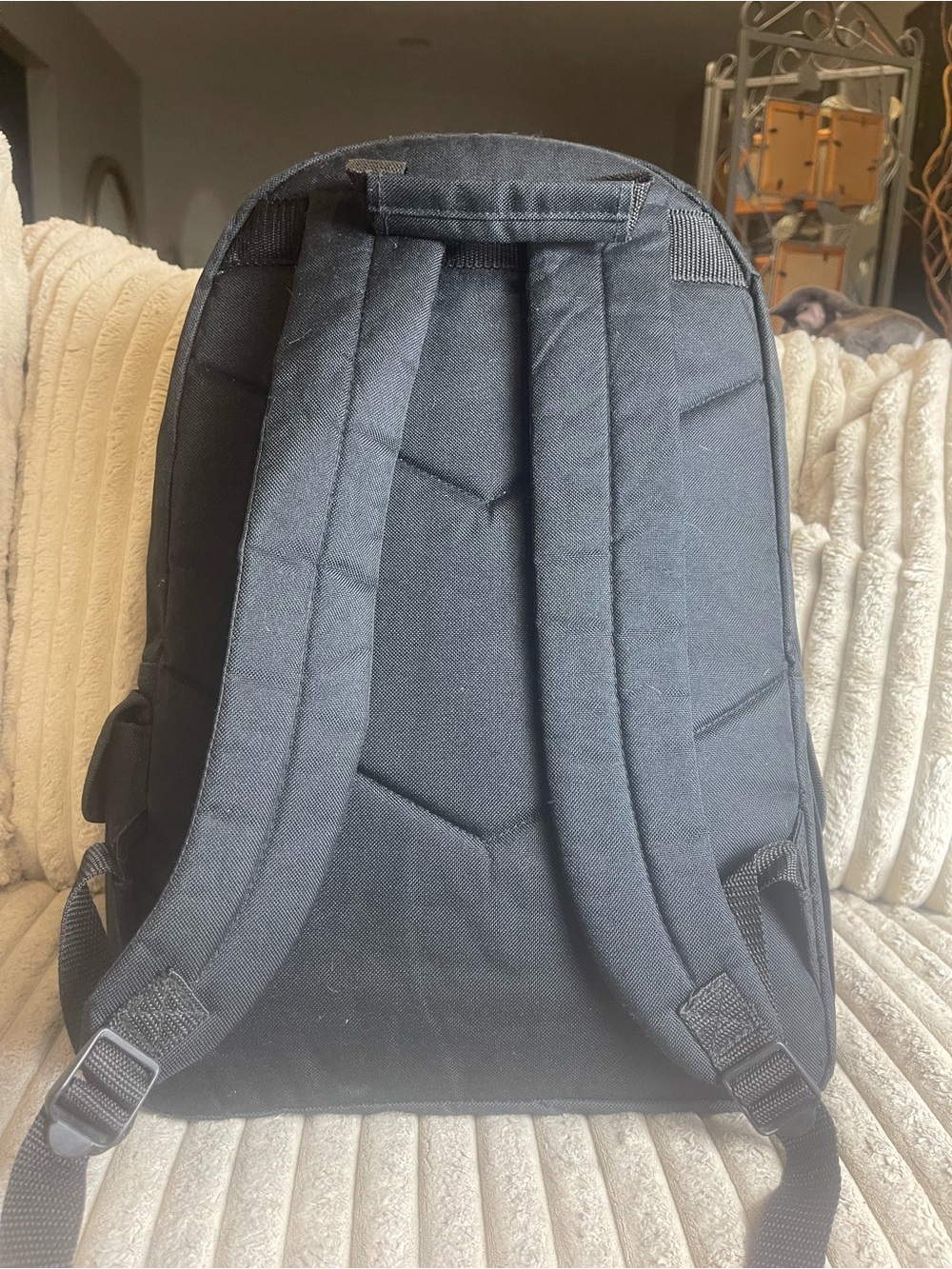 STARTER Black and Gray Backpack with Red Trim - Picture 4 of 8